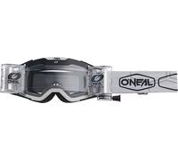 Oneal B-30 Hexx V.22 Roll Off Motocross Goggles, white for Men
