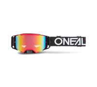 Oneal B-33 HEXA Radium Motocross Goggles, black-red for Men