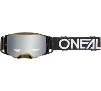 Oneal B-33 HEXA Radium Motocross Goggles, black-gold for Men