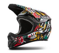 Oneal Backflip Inked Multi Downhill Helmet, multicolored, size L