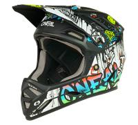 O'Neal Backflip Knox Downhill MTB Helmet Black/WhiteS Black,White