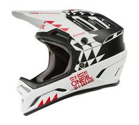 O'Neal Backflip Knox Downhill MTB Helmet White/BlackL White,Black