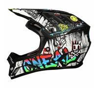 O'Neal Backflip Knox Downhill MTB Helmet Black/WhiteL Black,White