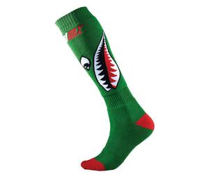 Oneal Bomber Motocross Socks, green for Men