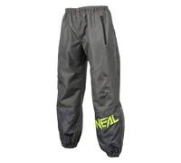 O'NEAL | Cycling Rain Pants | MTB Mountainbike DH Downhill FR Freeride | Soft-Touch-Material, Waterproof | Shore Rain V.22 Pants for Men | Adult | Grey Neon-Yellow | Size L