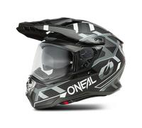 Oneal D-SRS Square V.25 Motocross Helmet, black-grey-white, size S for Men