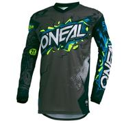 Oneal Element Villain Youth Motocross Jersey, grey, size XL