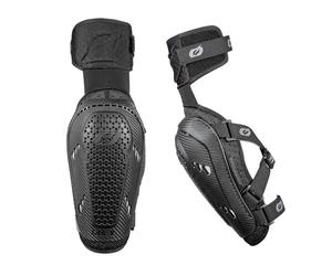 O'NEAL | Elbow Guard | Motocross Enduro | Plastic Part with Ergonomic Shape, EN 1621-1 Level 1, Hard Shell Elbow Protector | Pro III Elbow Protector | Adult | Black | One Size