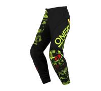 Oneal Element Attack Motocross Pants, black-yellow, size 30