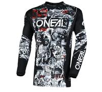 O'NEAL Element Attack Youth Jersey Black/White X-Small