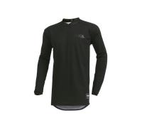 O'NEAL Motocross Jersey | Enduro Motorcycle | Fit for Maximum Range of Motion | Elbow Stitched Protection, Breathable | Element Classic Jersey | Adult | Black | Size 3XL