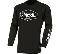Oneal Element Cotton Hexx V.22 Youth Motocross Jersey, black/white, size S