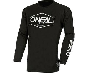 Oneal Element Cotton Hexx V.22 Youth Motocross Jersey, black/white, size S