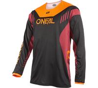 Oneal Element FR Hybrid V.22 Bicycle Jersey, black-orange, size S