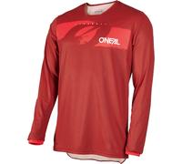 Oneal Element FR Hybrid V.24 Bicycle Jersey, red, size S
