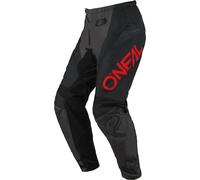 Oneal Element Racewear Motocross Pants, black-grey-red, size 28