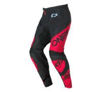 Oneal ELEMENT RACEWEAR Motocross Pants, black/red, size 28