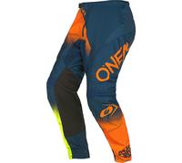 Oneal Element Racewear V.22 Motocross Pants, blue-orange, size 28