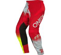 Oneal Element Racewear V.22 Motocross Pants, red-yellow, size 36