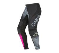 O'Neal Element Racewear Women's MX Trousers Black/Grey/Pink32 Black,Grey,Pink