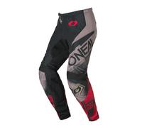 Oneal ELEMENT ROLLER Motocross Pants, grey-red, size 36