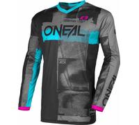 O'Neal Element Roller Women's MX Jersey Black/CyanXL Black,Cyan