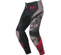 Oneal ELEMENT ROLLER Motocross Pants, grey-red, size 38
