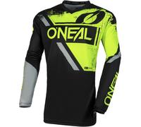Oneal Element Shocker Motocross Jersey, black-yellow, size S