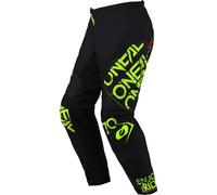 Oneal Element Static Motocross Pants, black-yellow, size 40