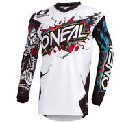 Oneal Element Villain Motocross Jersey, white, size S