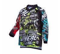 Oneal Element Wild V.22 Youth Motocross Jersey, multicolored, size XL