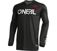 O'NEAL | Motocross Shirt Long Sleeve | MX MTB Mountain Bike | Lightweight Materials, Laser Cut Ventilation Holes, Ergonomic Cut | Hardwear Jersey Elite Classic V.22 | Adult | Black | M