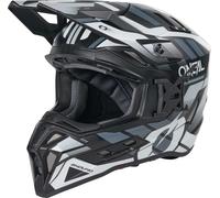 Oneal EX-SRS DUST Motocross Helmet, black-grey, size S for Men
