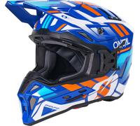Oneal EX-SRS DUST Motocross Helmet, blue/orange, size XS (53/54)