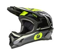 O'NEAL Fullface Mountain Bike Helmet | MTB DH Downhill FR Freeride | Magnetic Closure, Exceeds EN1078 Safety Standard | SONUS Split V.23 Helmet | Adult | Black Yellow Neon | XL