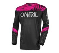 O'Neal Women's Element Shocker Jersey Dirt Bike, Black/Pink, S