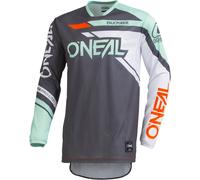 Oneal Hardwear Rizer Motocross Jersey, grey/green, size M