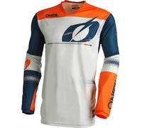 Oneal Haze Motocross Jersey, blue-orange, size S for Men