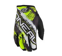 O'Neal Jump Shocker Bicycle Gloves, Black/Neon Yellow, M