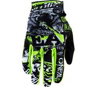 Oneal Matrix Attack 2 Youth Motocross Gloves, black-yellow, size XL
