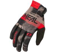 Oneal MATRIX ROLLER Motocross Gloves, grey-red, size XL for Men