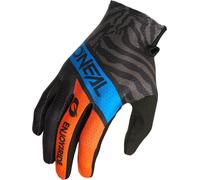 Oneal Matrix Shocker Kids Motocross Gloves, black-blue-orange, size L