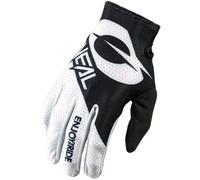 Oneal Matrix Stacked Motocross Gloves, black/white, size S
