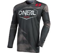 Oneal Mayhem Covert Motocross Jersey, dark grey/light grey, size S