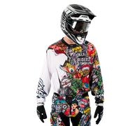 O'Neal Mayhem Crank MX Jersey Black/MultiXL Black,Multi