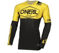 Oneal Mayhem Hexx Motocross Jersey, black/yellow, size S
