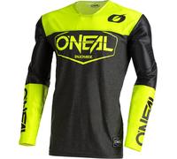 Oneal Mayhem Hexx V.22 Motocross Jersey, black/yellow, size M