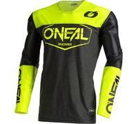 Oneal Mayhem Hexx V.22 Motocross Jersey, black/yellow, size S