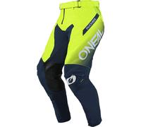 O'Neal Mayhem MX Pants HEXX Blue Neon Yellow Motocross Off-Road Enduro Racing