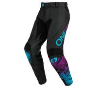 Oneal Mayhem Scarz Motocross Pants, black-blue-purple, size 40 for Men